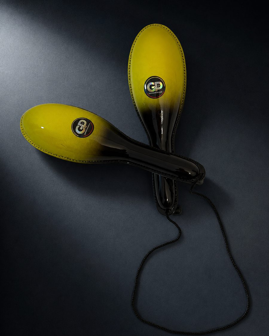 Maracas verde y negro para acompañar salsa, cumbia y ritmos latinos, vista 3